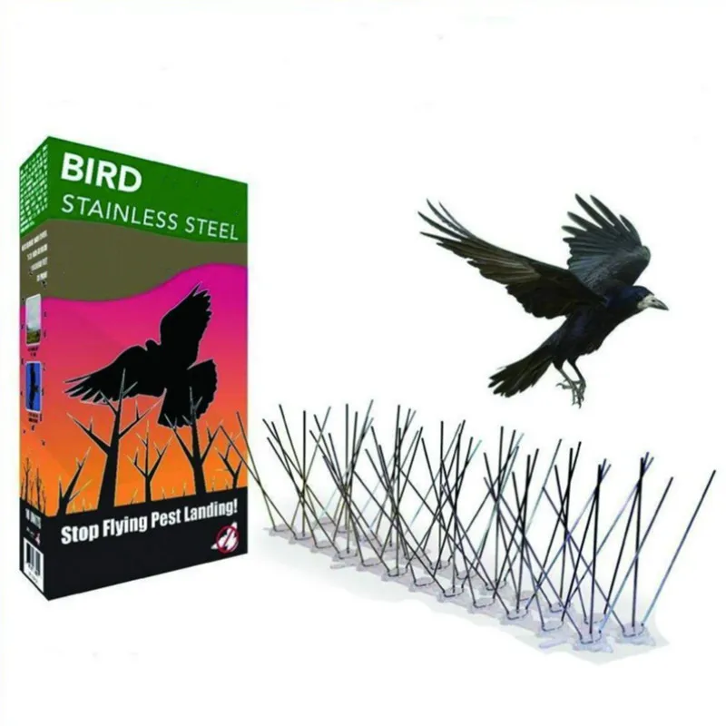 3 Thorns 50cm Bird Repeller Stainless Steel Pigeon Repellent Nails Anti-Bird Anti-Dove Spikes Pest Control Orchard Bird Catcher
3 Thorns 50cm Bird Repeller Stainless Steel Pigeon Repellent Nails Anti-Bird Anti-Dove Spikes Pest Control Orchard Bird Catcher