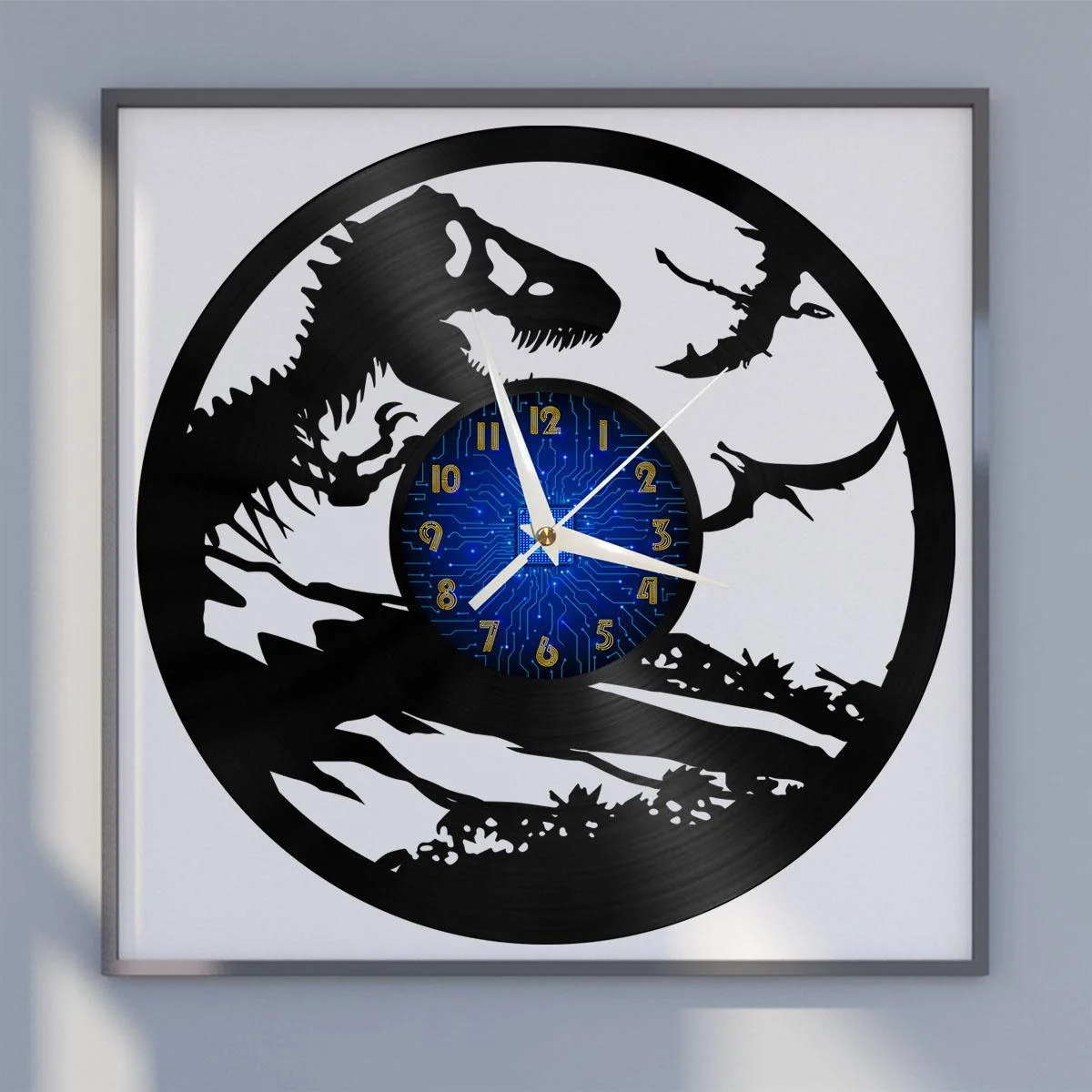 Ancient Dinosaur World Vinyl Wall Clock, Vinyl Record LED Clock Wall Art Black 12 Inch for Living Room Bedroom
Ancient Dinosaur World Vinyl Wall Clock, Vinyl Record LED Clock Wall Art Black 12 Inch for Living Room Bedroom