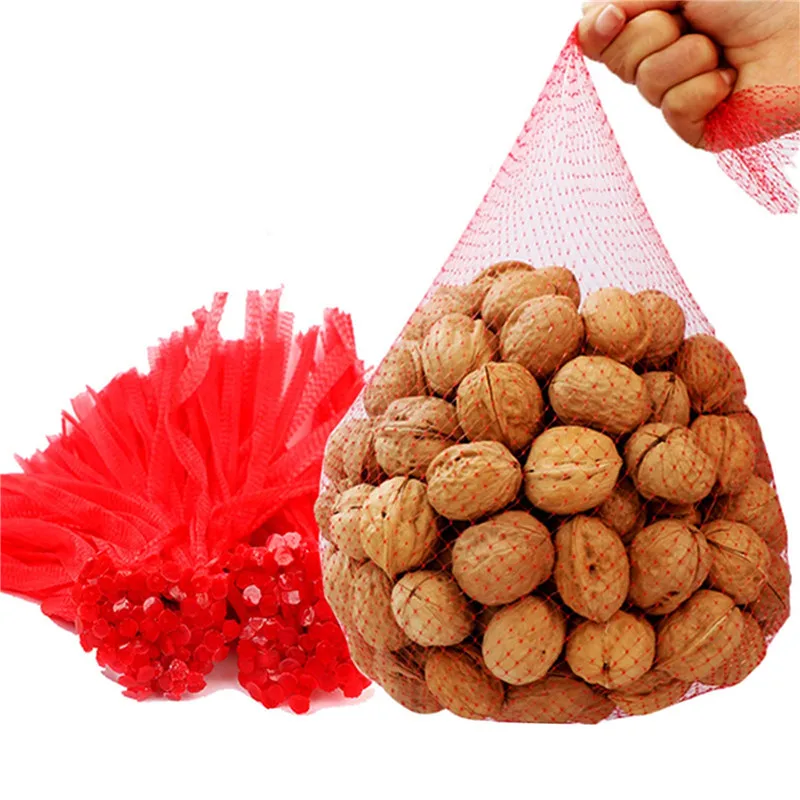 100 Pcs Fruit And Vegetable Packaging Net Nylon Woven Mesh Bag Eco-friendly Thickened Shopping Bag Gardening Network 
100 Pcs Fruit And Vegetable Packaging Net Nylon Woven Mesh Bag Eco-friendly Thickened Shopping Bag Gardening Network