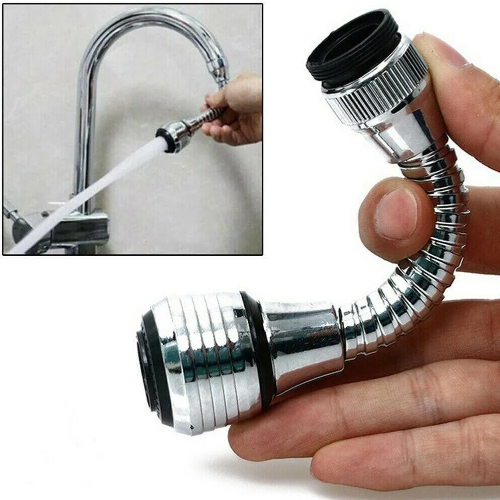 360 Degree Flexible Nozzle Water Tap Bubbler Spout Water Saving Kitchen Sink Tap Faucet Extender Kitchen Accessories
360 Degree Flexible Nozzle Water Tap Bubbler Spout Water Saving Kitchen Sink Tap Faucet Extender Kitchen Accessories