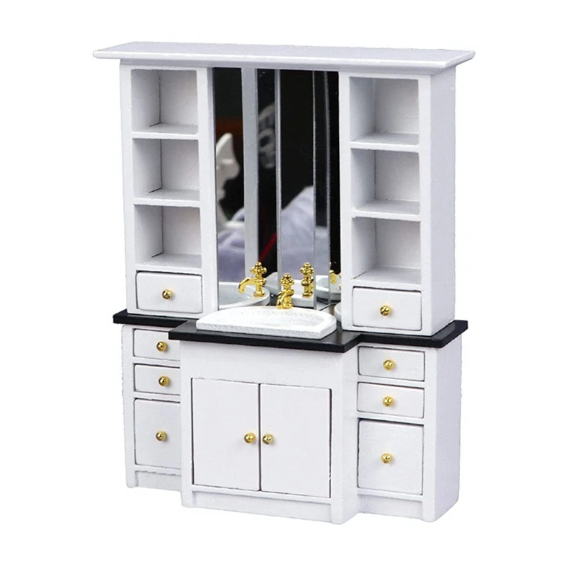1/12 Doll House Miniature Cupboard Wash Basin Sink Cabinet Furniture Mini Decor Pretend Play Simulation Furniture Toys
1/12 Doll House Miniature Cupboard Wash Basin Sink Cabinet Furniture Mini Decor Pretend Play Simulation Furniture Toys