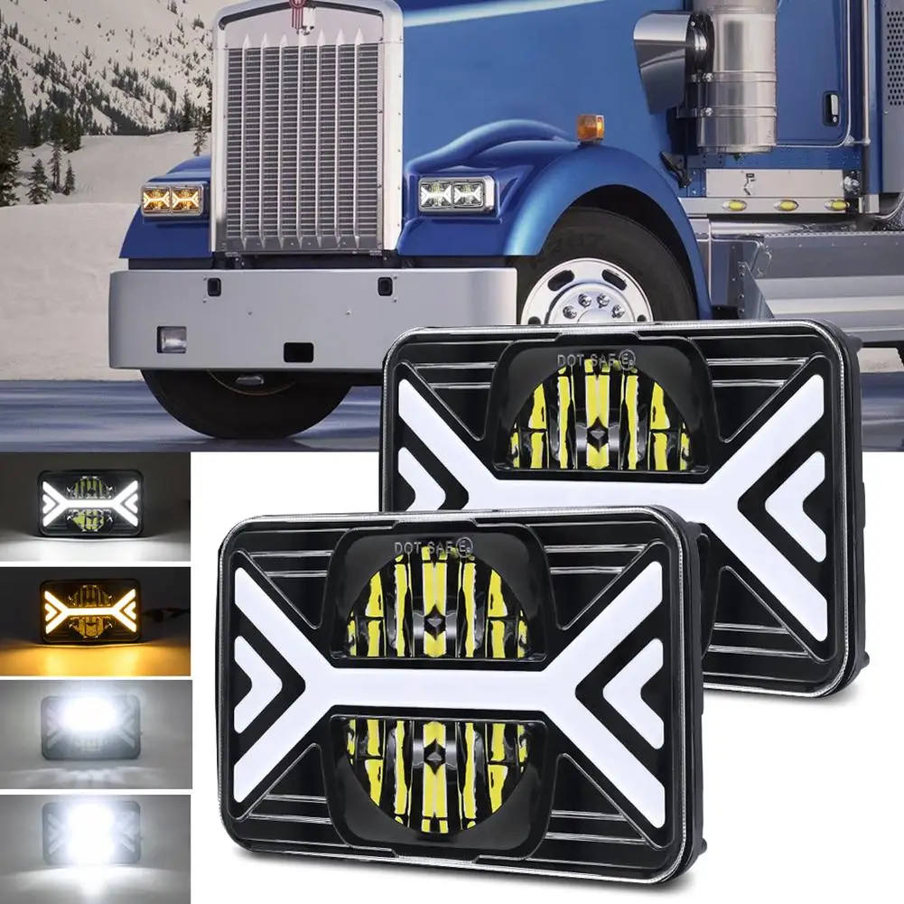 5inch Square Car Headlight 6000k/3000k X-type Reflector 9600lm IP67 Waterproof Led Headlamp Turn Signal Light
5inch Square Car Headlight 6000k/3000k X-type Reflector 9600lm IP67 Waterproof Led Headlamp Turn Signal Light