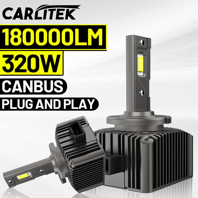 CARLitek D3S светодиодный фары HID D1S D2S D4S D5S D8S D1R D2R D3R Turbo светодиодный 180000LM двухсторонние 30PC CSP чипы 6500K 320W Plug & Play
CARLitek D3S светодиодный фары HID D1S D2S D4S D5S D8S D1R D2R D3R Turbo светодиодный 180000LM двухсторонние 30PC CSP чипы 6500K 320W Plug & Play