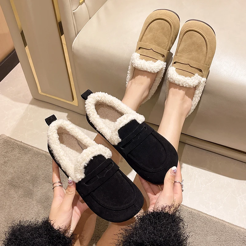 Women Moccasin Shoes Shallow Mouth Autumn Loafers Fur Female Footwear Casual Sneaker Round Toe Soft Moccasins Winter New Fall
Women Moccasin Shoes Shallow Mouth Autumn Loafers Fur Female Footwear Casual Sneaker Round Toe Soft Moccasins Winter New Fall