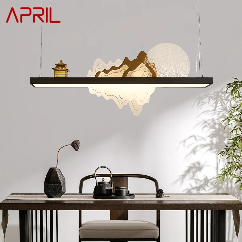 APRIL Chinese Style Pendant LED Lamp Creative Zen Design Landscape Ceiling Chandelier For Home Tea House Dining Room Decor
APRIL Chinese Style Pendant LED Lamp Creative Zen Design Landscape Ceiling Chandelier For Home Tea House Dining Room Decor
