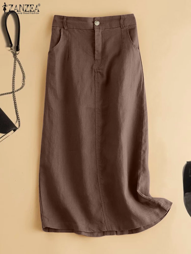 ZANZEA Summer Fashion Skirts Women Casual Holiday Dresses Elegant Solid Ankle Length Robe Female Vintage Work Jupe Faldas Saia
ZANZEA Summer Fashion Skirts Women Casual Holiday Dresses Elegant Solid Ankle Length Robe Female Vintage Work Jupe Faldas Saia