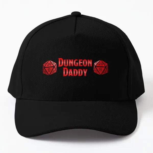 

Dungeon Daddy Baseball Cap Hat Hip Hop Bonnet Snapback Printed Summer Casual Boys Spring Black Casquette Czapka Women Fish
