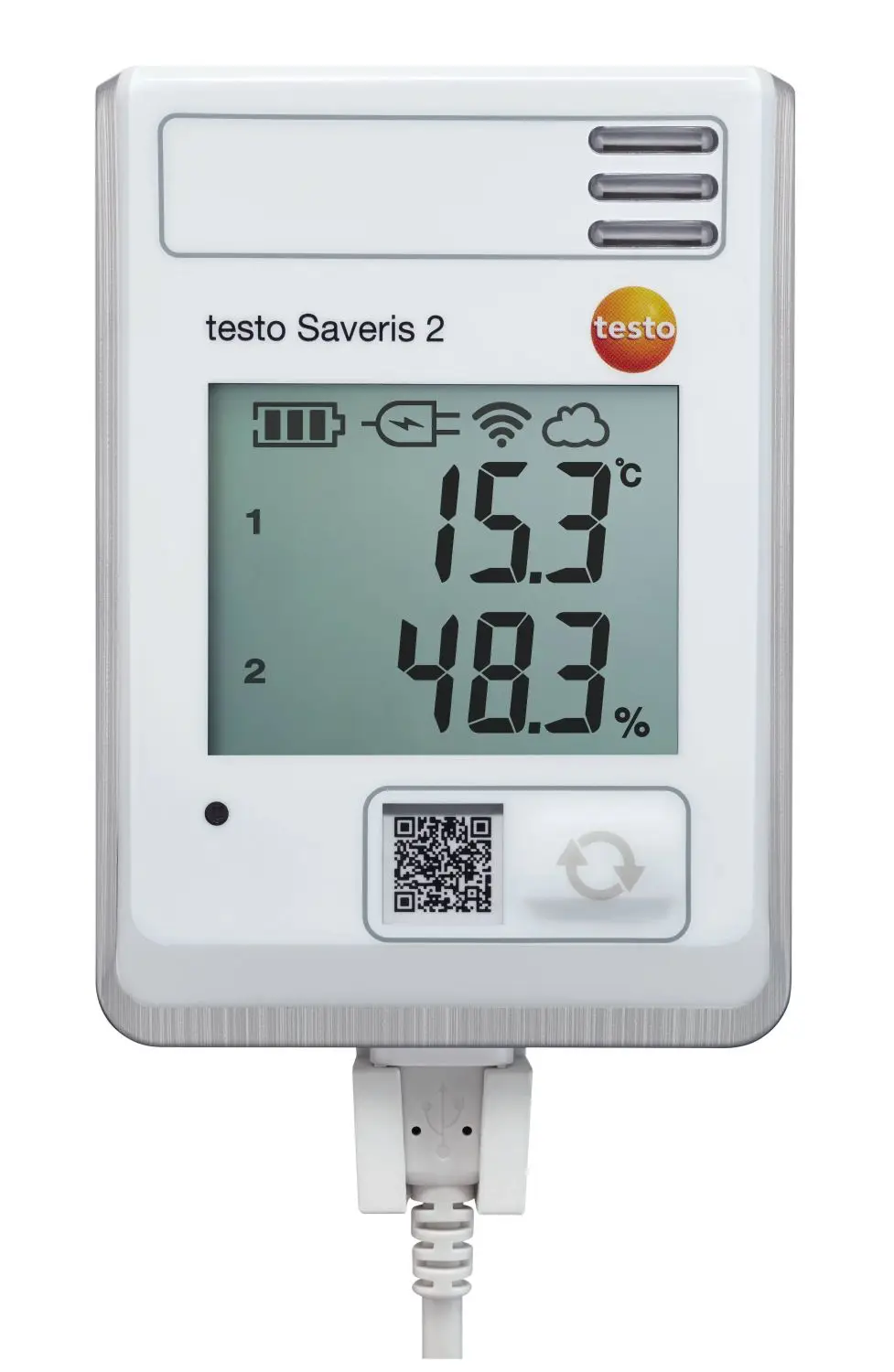 Testo Saveris 2-H1 Wi-Fi регистратор данных температуры и влажности 0572 2034 со встроенным