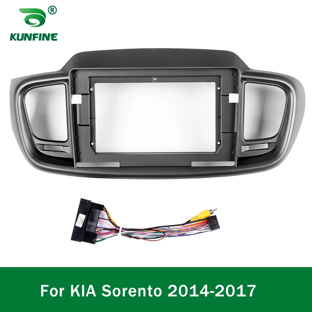 Автомобильный GPS-навигатор, стерео для KIA Sorento 2014, 2015, 2016, 2017, рамка для панели радиоприемника 2Din, 10-дюймовый экран головного устройства