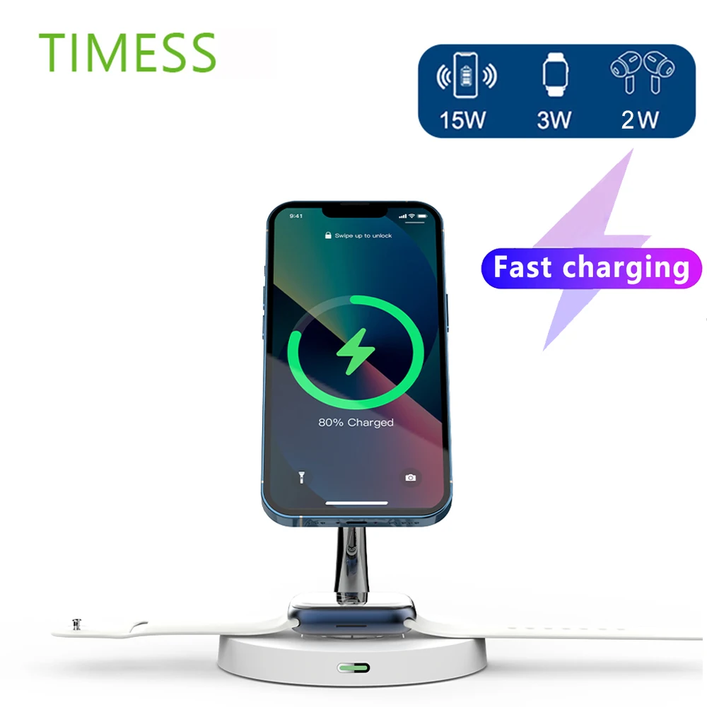 3 in 1 Wireless Chargers for Samsung / iPhone 14 13 12 Pro Max AirPods 2 3 Pro Apple Watch 8 7 6 5 4 3 2 1 Qi Charging Station
3 in 1 Wireless Chargers for Samsung / iPhone 14 13 12 Pro Max AirPods 2 3 Pro Apple Watch 8 7 6 5 4 3 2 1 Qi Charging Station