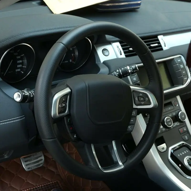 Interior Wheel button cover ABS Chrome Frame Steering Auto Decoration For Range Rover Evoque 2012-2018 Durable
Interior Wheel button cover ABS Chrome Frame Steering Auto Decoration For Range Rover Evoque 2012-2018 Durable