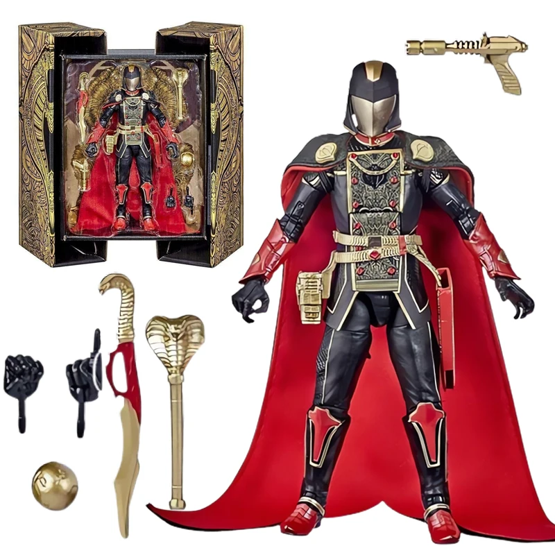 

Ko G.i.joe Classified Series Snake Supreme Cobra Commander 6inch Action Figure Collection With Multiple Accessories Collectibles