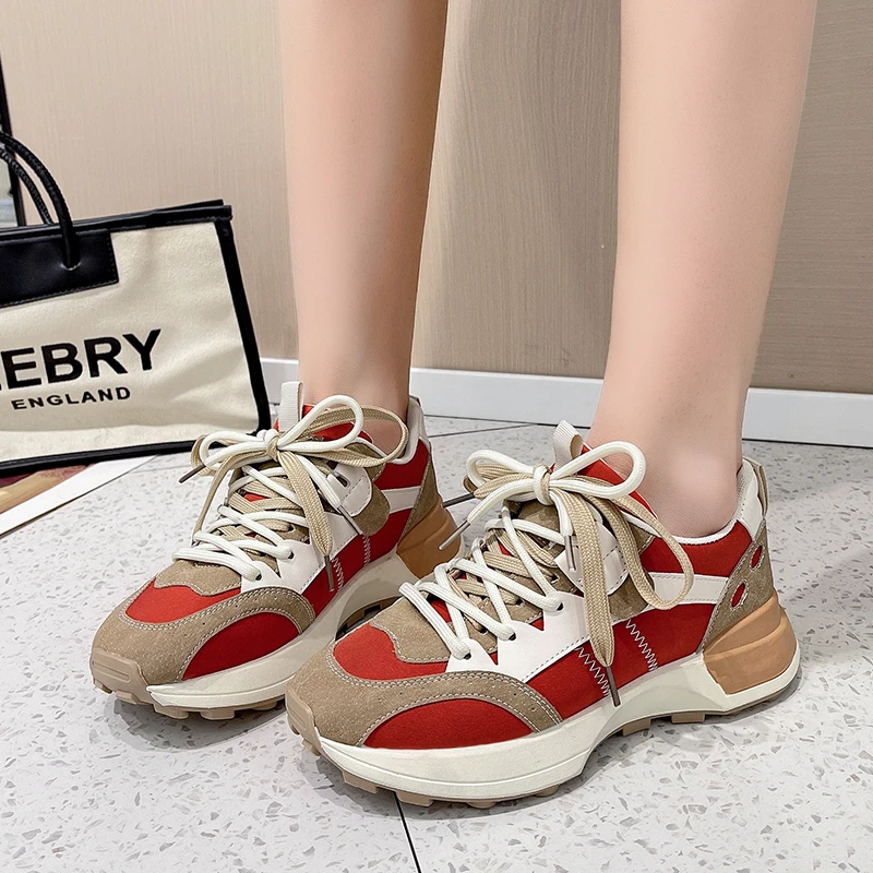 Женские кроссовки с круглым носком, Повседневные Удобные кроссовки смешанных цветов для бега на весну и осень, 2023
Женские кроссовки с круглым носком, Повседневные Удобные кроссовки смешанных цветов для бега на весну и осень, 2023