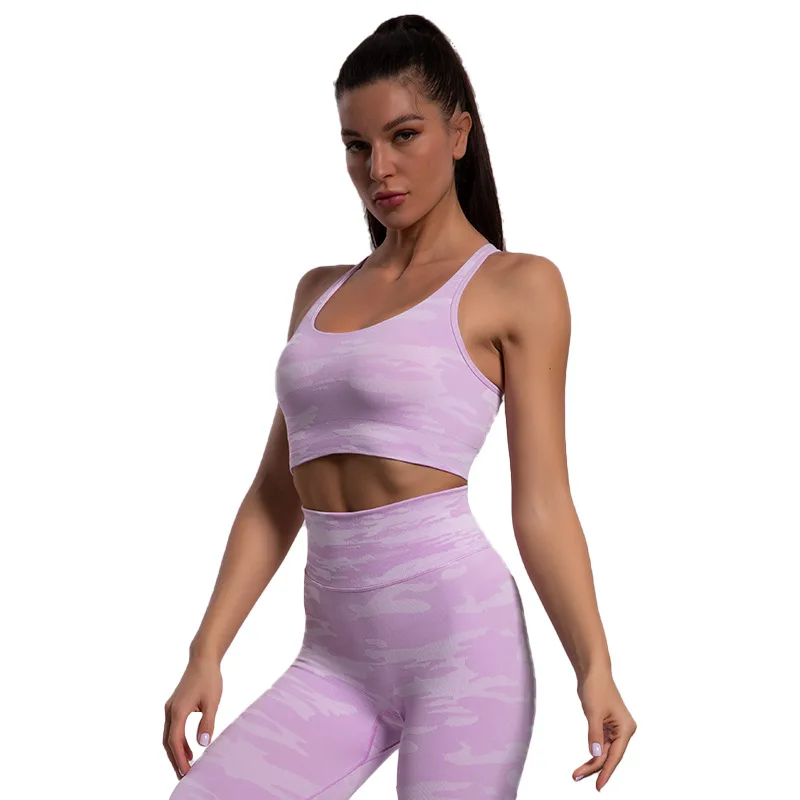 2 Piece Set Women Oufit Tracksuit Women Gym Clothing Crop Top Summer Seamless Leggings Women Camouflage Sweat-wicking Trousers
2 Piece Set Women Oufit Tracksuit Women Gym Clothing Crop Top Summer Seamless Leggings Women Camouflage Sweat-wicking Trousers