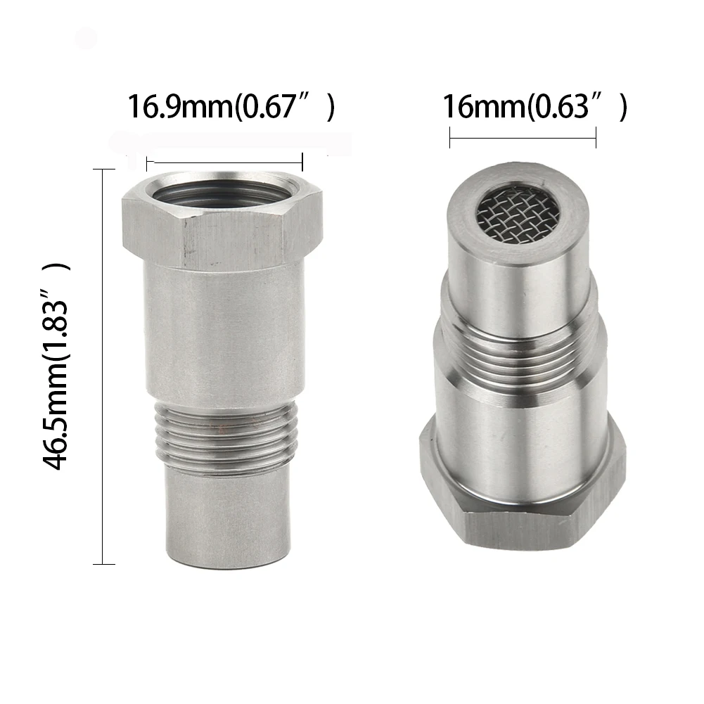 Car Oxygen O2 Sensor Adapter CEL Fix Check Engine Light Eliminator SS304 + Stainless Steel Filter Mesh Fit For OFF ROAD Only
Car Oxygen O2 Sensor Adapter CEL Fix Check Engine Light Eliminator SS304 + Stainless Steel Filter Mesh Fit For OFF ROAD Only