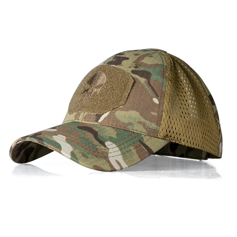 

Skull Airsoft Baseball Cap Dad Hat Sun Hats Headwear Camo Military Hunting Sports Caps Outdoor 3613