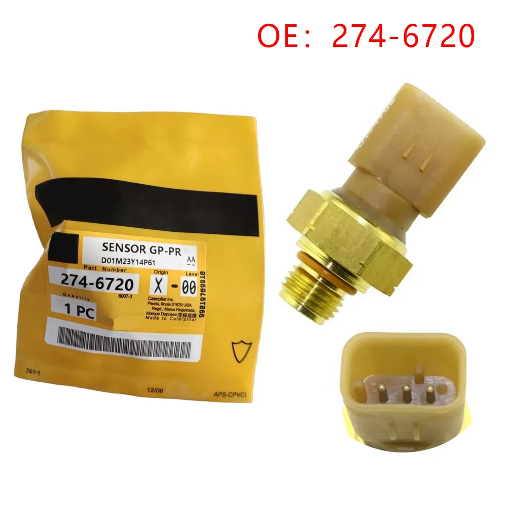 Датчик давления 274-6720 для Caterpillar CAT 2746720 278-5273
Датчик давления 274-6720 для Caterpillar CAT 2746720 278-5273