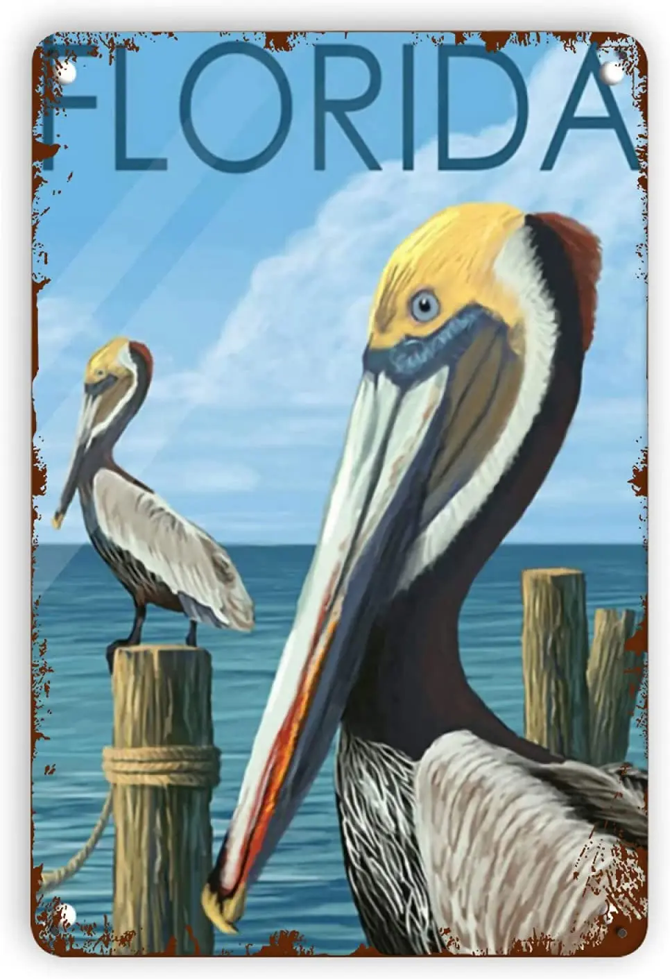 Floridas Metal Tin Signs Reproduction, Vintage Wall Decor Retro Art Tin Sign Funny Decorations for Home Bar Pub Cafe Farm Room
Floridas Metal Tin Signs Reproduction, Vintage Wall Decor Retro Art Tin Sign Funny Decorations for Home Bar Pub Cafe Farm Room