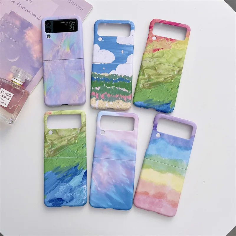 Colorful Oil Painting Phone Case for Samsung Galaxy Z Flip 3 Z Flip 4 Hard PC Back Cover for ZFlip3 ZFlip4 Case Protective Shell
Colorful Oil Painting Phone Case for Samsung Galaxy Z Flip 3 Z Flip 4 Hard PC Back Cover for ZFlip3 ZFlip4 Case Protective Shell
