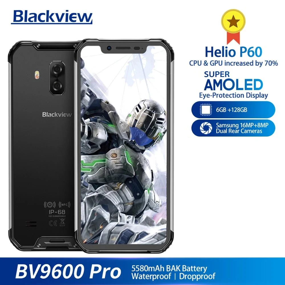 Blackview BV9600 Pro смартфон с 5 5-дюймовым дисплеем процессором Helio P60 MT6771 Android 6 21 ОЗУ ГБ