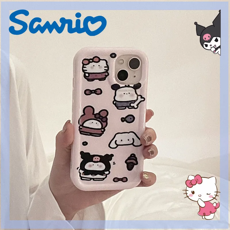 Kawaii Sanrio Hello Kitty IPhone Case Suitable For IPhone 14 13 12 11 Pro Max Phone Drop Proof Vibration Damping Protection Case 
Kawaii Sanrio Hello Kitty IPhone Case Suitable For IPhone 14 13 12 11 Pro Max Phone Drop Proof Vibration Damping Protection Case