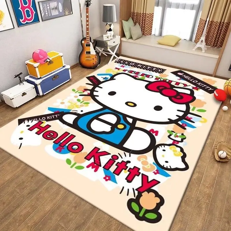 Cartoon Anime Sanrio Carpet Kawaii Hello Kitty Lounge Rug Living Room Large Area Carpet Girls Bedroom Desk Chair Mat Home Decor
Cartoon Anime Sanrio Carpet Kawaii Hello Kitty Lounge Rug Living Room Large Area Carpet Girls Bedroom Desk Chair Mat Home Decor