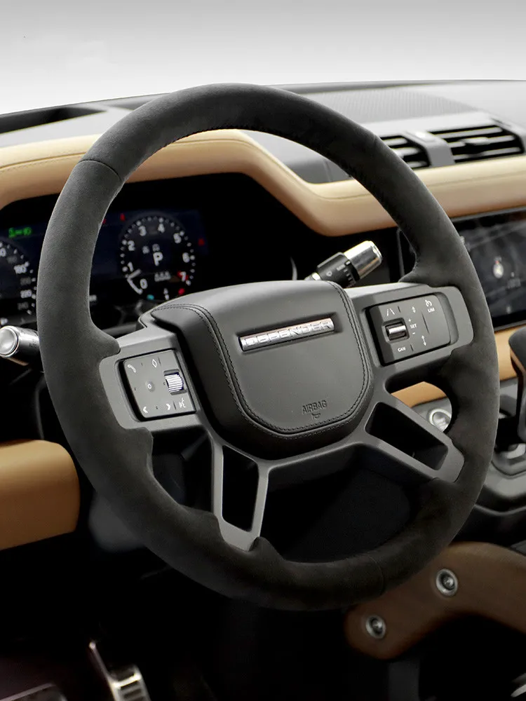 DIY Hand-Stitch Suede Leather Leather Car Steering Wheel Cover for Land Rover Defender Discovery54 Range Rover Sport Freelander2
DIY Hand-Stitch Suede Leather Leather Car Steering Wheel Cover for Land Rover Defender Discovery54 Range Rover Sport Freelander2