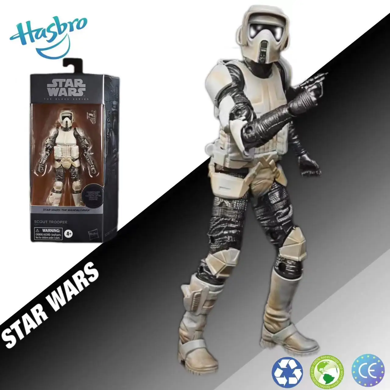 Hasbro Star Wars The Black Series The Mandalorian Carbonized Collection Scout Trooper Action Figure Gift Toys F2871
Hasbro Star Wars The Black Series The Mandalorian Carbonized Collection Scout Trooper Action Figure Gift Toys F2871