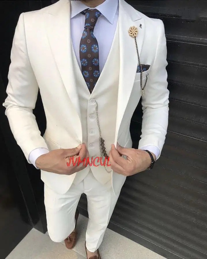 Ivory Handsome tuxedos men suits formal business mens wedding suits tuxedo costumes de pour hommes men(Jacket+Pants+Tie+Vest)
Ivory Handsome tuxedos men suits formal business mens wedding suits tuxedo costumes de pour hommes men(Jacket+Pants+Tie+Vest)