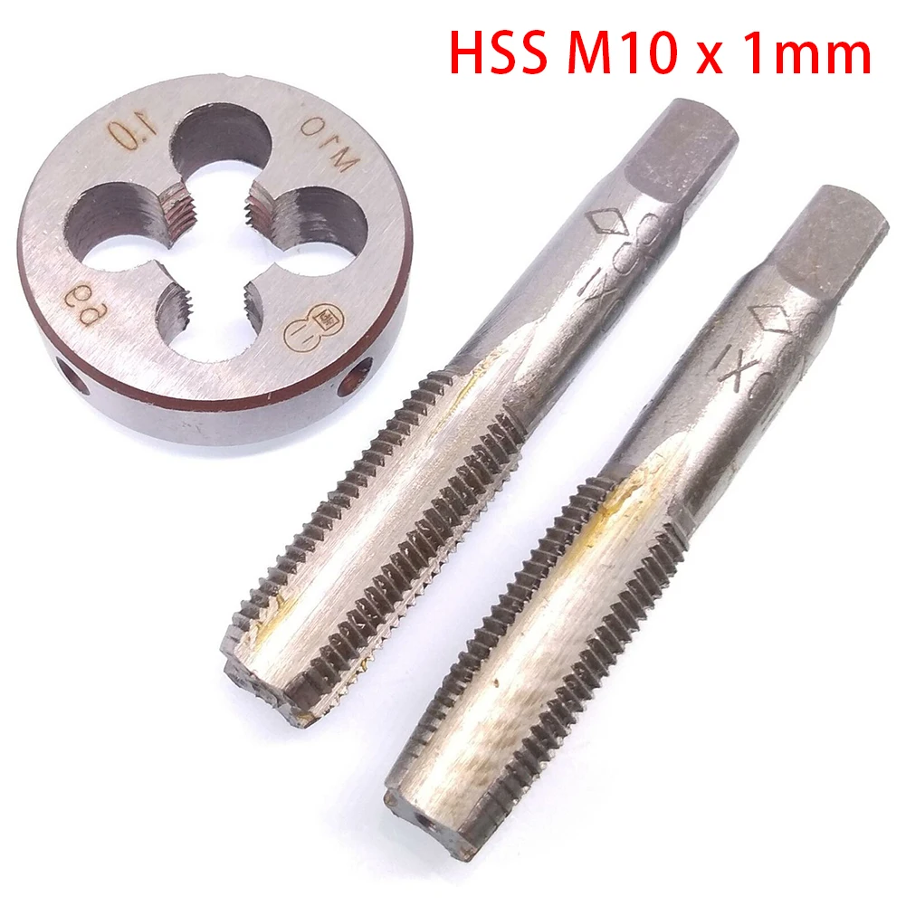 HSS M10x1mm Taper & Plug Tap & M10x1mm Die Metric Thread Right Hand Tap & Die Set HSS Screw Tap Drill Bit Set Hand Tools
HSS M10x1mm Taper & Plug Tap & M10x1mm Die Metric Thread Right Hand Tap & Die Set HSS Screw Tap Drill Bit Set Hand Tools