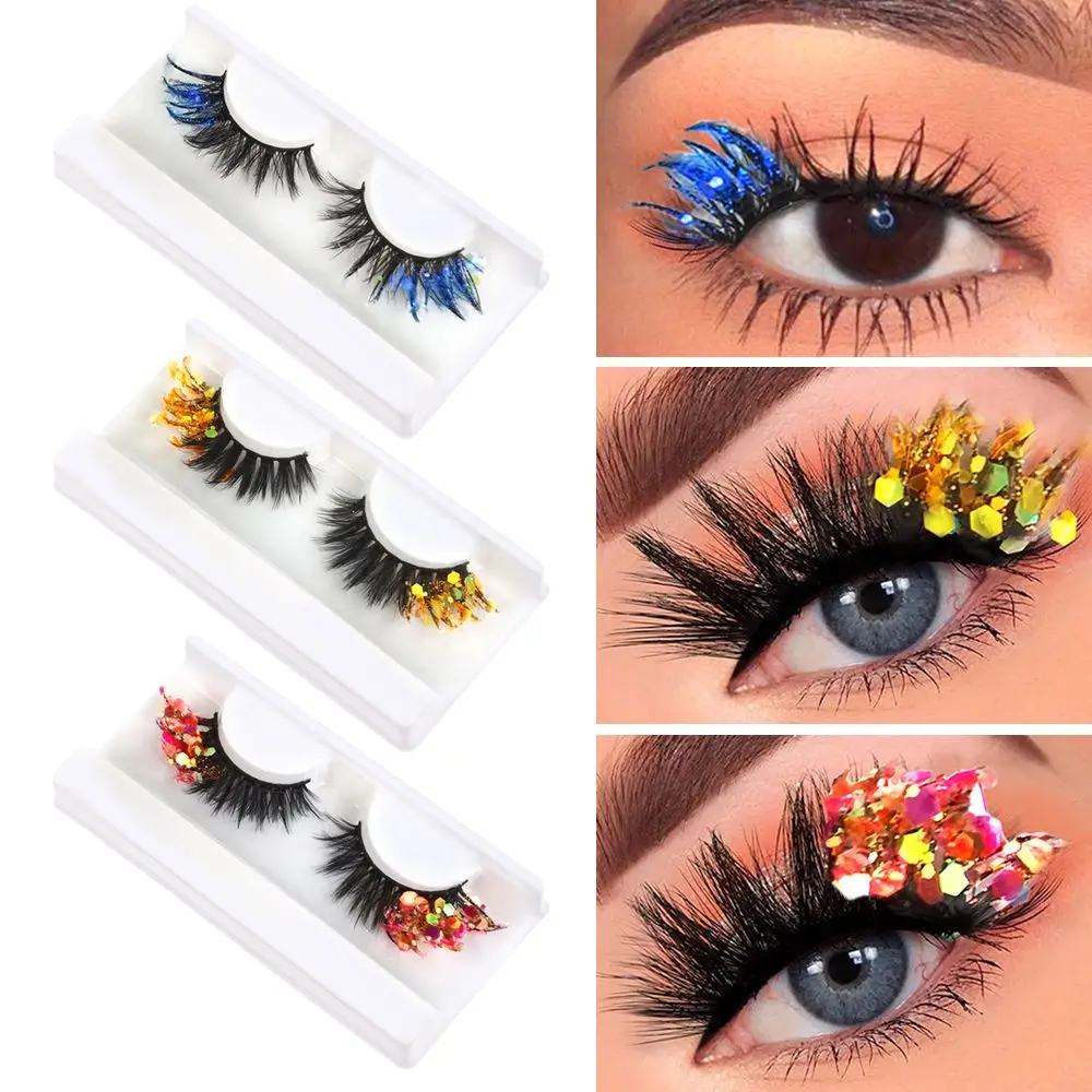 Eye Tail 3D False Eyelashes Fluffy Drag Makeup DIY Lashes Decorative Glitter Eyelashes Different Style Fake Eyelashes
Eye Tail 3D False Eyelashes Fluffy Drag Makeup DIY Lashes Decorative Glitter Eyelashes Different Style Fake Eyelashes
