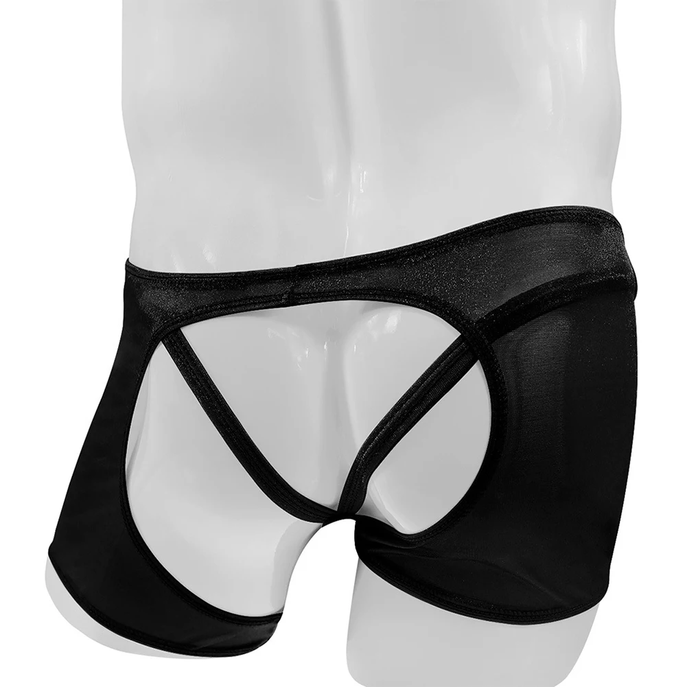 Sexy Men Seamless Boxer Briefs Pouch Underwear Open Butt Crotchless Panties Soft Men's Trunks Breathable Sleepwear Shorts
Sexy Men Seamless Boxer Briefs Pouch Underwear Open Butt Crotchless Panties Soft Men's Trunks Breathable Sleepwear Shorts