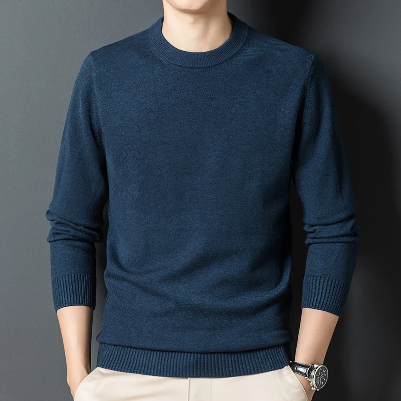 10 Colors Autumn and Winter Men's Thick Round Neck Sweater Fashion Casual Warm Knitting Pullover Sweater Male Brand Clothes
10 Colors Autumn and Winter Men's Thick Round Neck Sweater Fashion Casual Warm Knitting Pullover Sweater Male Brand Clothes
