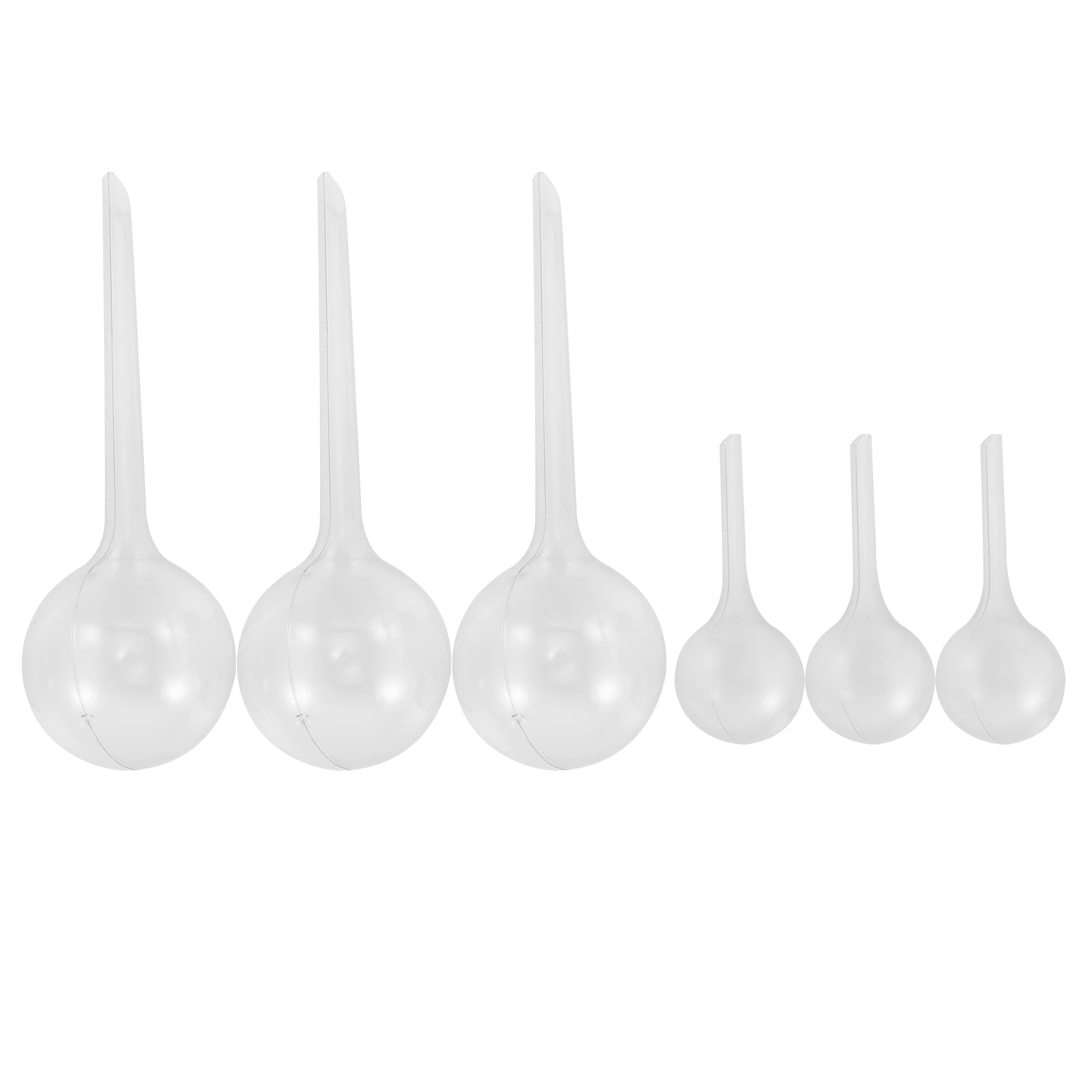 6 Pcs Clear Plant Watering Bulbs Garden Watering Globes Plastic Self-Watering Globes Garden Water Device for Plant
6 Pcs Clear Plant Watering Bulbs Garden Watering Globes Plastic Self-Watering Globes Garden Water Device for Plant