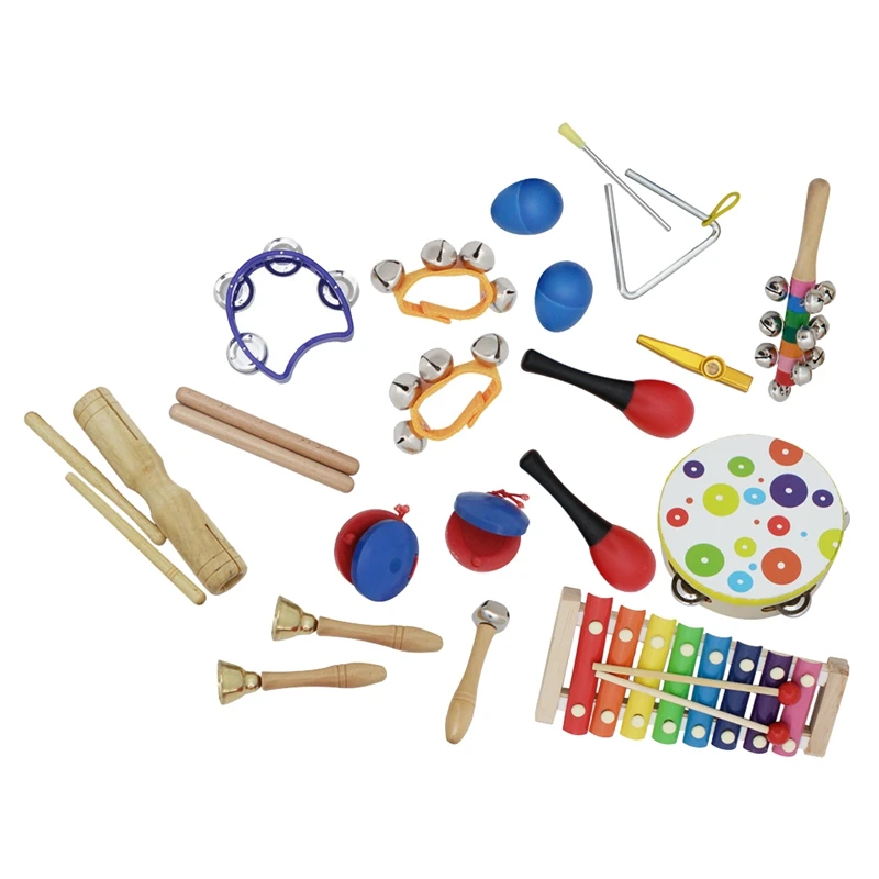 

Musical Instruments For Kids With Carry Bag,Music Percussion Toy Set For Kids With Xylophone,Rhythm Band,Tambourin