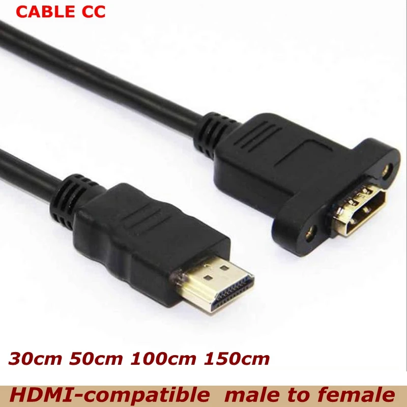 Удлинитель для монтажа панели совместимый с HDMI разъем Мама-папа 30 см Версия 1 4