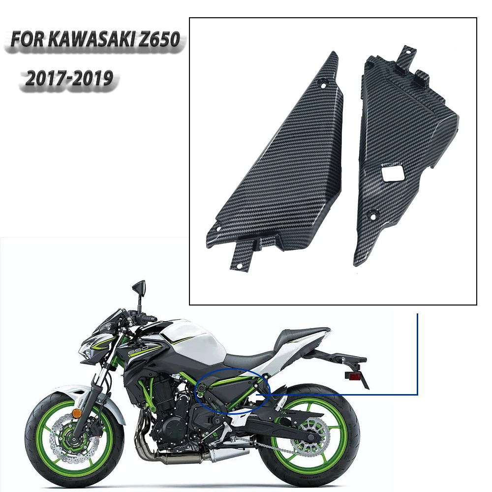 Левая и правая боковая Обтекатели мотоцикла, аксессуары для Kawasaki Z650 2017 2018 2019 2020, высококачественный АБС-пластик углеродного цвета
Левая и правая боковая Обтекатели мотоцикла, аксессуары для Kawasaki Z650 2017 2018 2019 2020, высококачественный АБС-пластик углеродного цвета