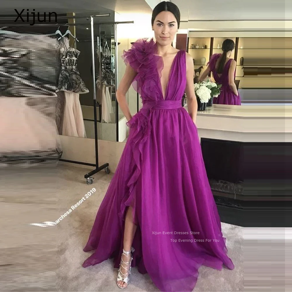 XIjun Sexy A-line Evening Dress Prom Dresses Side Split Maxi Prom Gowms Vestidos De Fiesta V-neck Prom Dress Sleeveless Party
XIjun Sexy A-line Evening Dress Prom Dresses Side Split Maxi Prom Gowms Vestidos De Fiesta V-neck Prom Dress Sleeveless Party