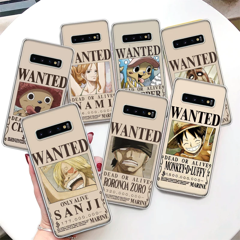 One Piece Fashion Wanted Coque Phone Case For Samsung Galaxy S22 S21 S20 Ultra FE S10 Plus S10E S9 S8 + S7 S6 Edge Lite Soft Cov
One Piece Fashion Wanted Coque Phone Case For Samsung Galaxy S22 S21 S20 Ultra FE S10 Plus S10E S9 S8 + S7 S6 Edge Lite Soft Cov