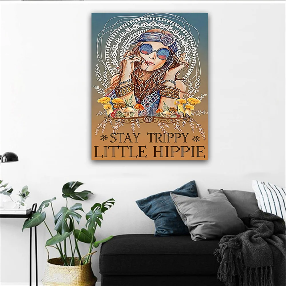 Modern Canvas HD Prints Girl Wall Art Pictures Poster Stay Trippy Little Hippie Painting Modular Nordic Bedroom For Home Decor
Modern Canvas HD Prints Girl Wall Art Pictures Poster Stay Trippy Little Hippie Painting Modular Nordic Bedroom For Home Decor