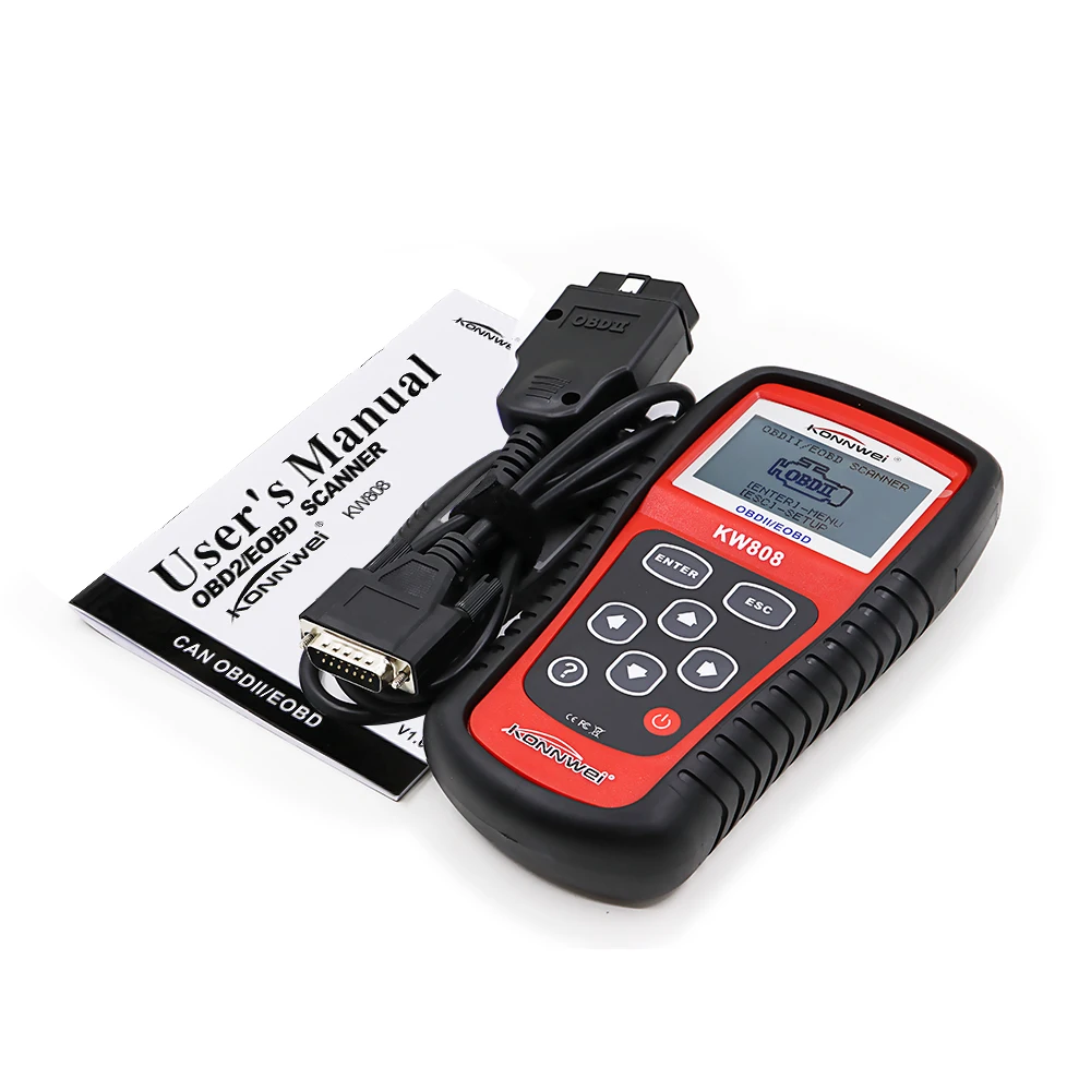 New Arrival OBD Brand KONNWEI KW808 OBDII / EOBD CAN engine code reader car diagnostic tester
New Arrival OBD Brand KONNWEI KW808 OBDII / EOBD CAN engine code reader car diagnostic tester