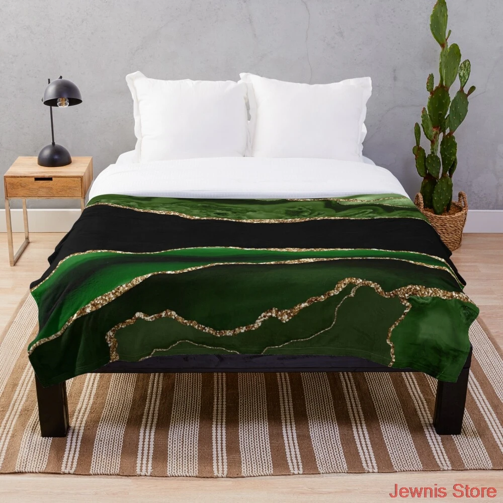Emerald Green Malachite Marble Blanket Fleece Cartoon Print Children Warm Bed Throw Blanket newborn bayby Adult Blanket
Emerald Green Malachite Marble Blanket Fleece Cartoon Print Children Warm Bed Throw Blanket newborn bayby Adult Blanket