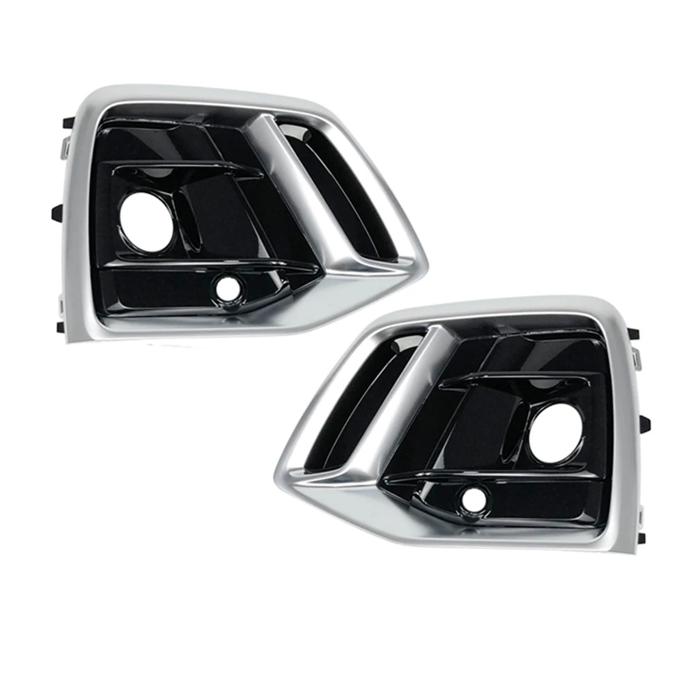 Car Silver+Black Front Left Bumper Fog Light Cover Bezel Racing Grille with ACC Hole for Audi Q5 2021 2022
Car Silver+Black Front Left Bumper Fog Light Cover Bezel Racing Grille with ACC Hole for Audi Q5 2021 2022
