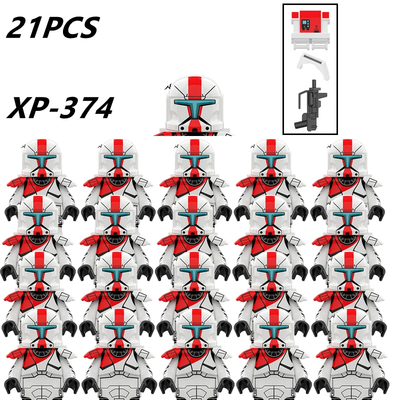 21pcs Republic Commando Clone 501st Troopers Building Blocks Force 99 Scorch RC-1138 Sev Crosshair Wrecker Bricks Figures Toys
21pcs Republic Commando Clone 501st Troopers Building Blocks Force 99 Scorch RC-1138 Sev Crosshair Wrecker Bricks Figures Toys