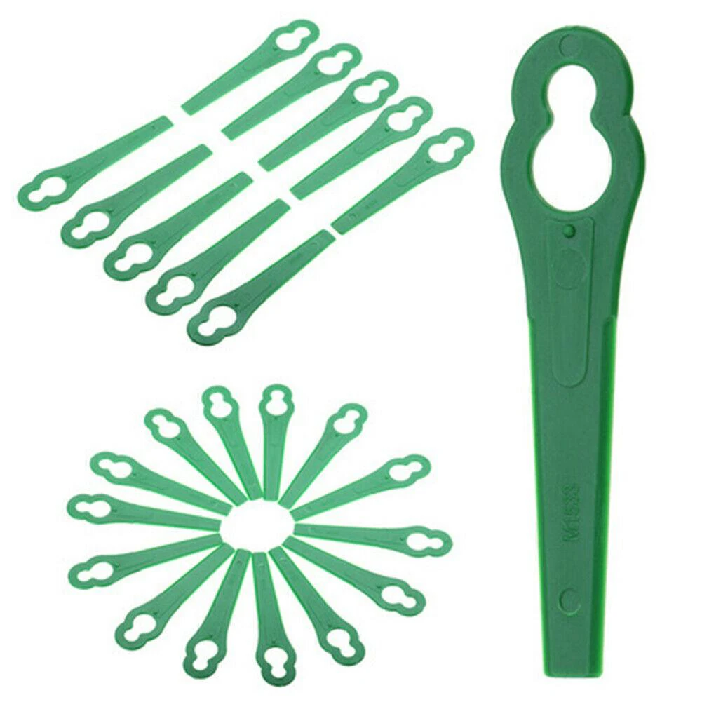 50/100pcs Plastic Blades For Florabest FRTA20 A1 Cordless Grass Strimmer 83mm Height Lawn Mower Trimmer Parts Accessories
50/100pcs Plastic Blades For Florabest FRTA20 A1 Cordless Grass Strimmer 83mm Height Lawn Mower Trimmer Parts Accessories