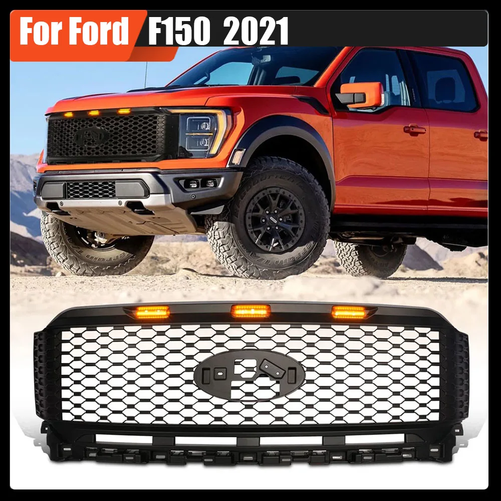 4x4 Car ABS Grill Mesh Raptor Grills Pickup Racing Grille Front Grill Bumper Grilles Cover Truck Parts For Ford F150 2021
4x4 Car ABS Grill Mesh Raptor Grills Pickup Racing Grille Front Grill Bumper Grilles Cover Truck Parts For Ford F150 2021