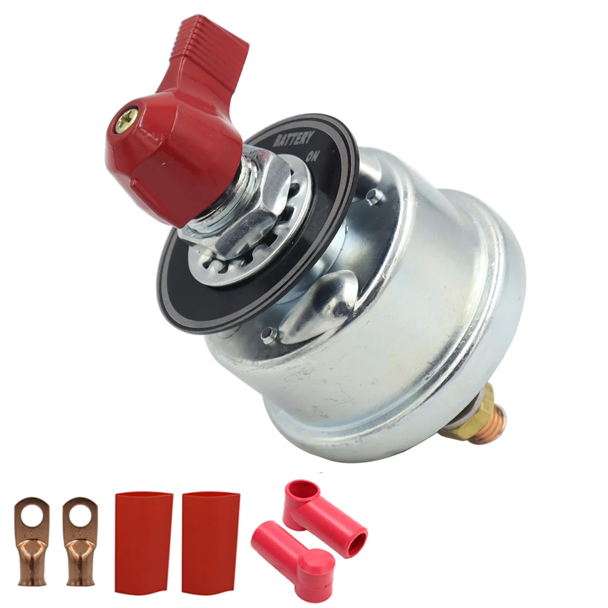 300A Duty Master Battery Power Cut Isolator Kill Switch with Face Plate for Car, Vehicle, RV and Marine, 12-48V
300A Duty Master Battery Power Cut Isolator Kill Switch with Face Plate for Car, Vehicle, RV and Marine, 12-48V