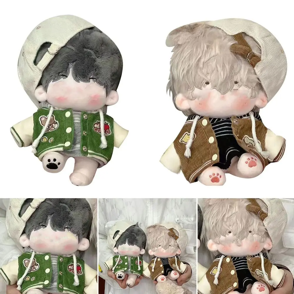 20CM Doll Clothes Jackets Cotton Stuffed Dolls Cartoon Pattern Baseball Uniform Coat Changing Dressing Game Playing House Gift
20CM Doll Clothes Jackets Cotton Stuffed Dolls Cartoon Pattern Baseball Uniform Coat Changing Dressing Game Playing House Gift