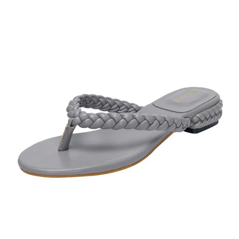 New Fashion Weave Slippers Women Square Toe Flat Casual Shoes Women Slide 2021 Summer Flip Flops Beach Sandal Slipper Big size42 
New Fashion Weave Slippers Women Square Toe Flat Casual Shoes Women Slide 2021 Summer Flip Flops Beach Sandal Slipper Big size42