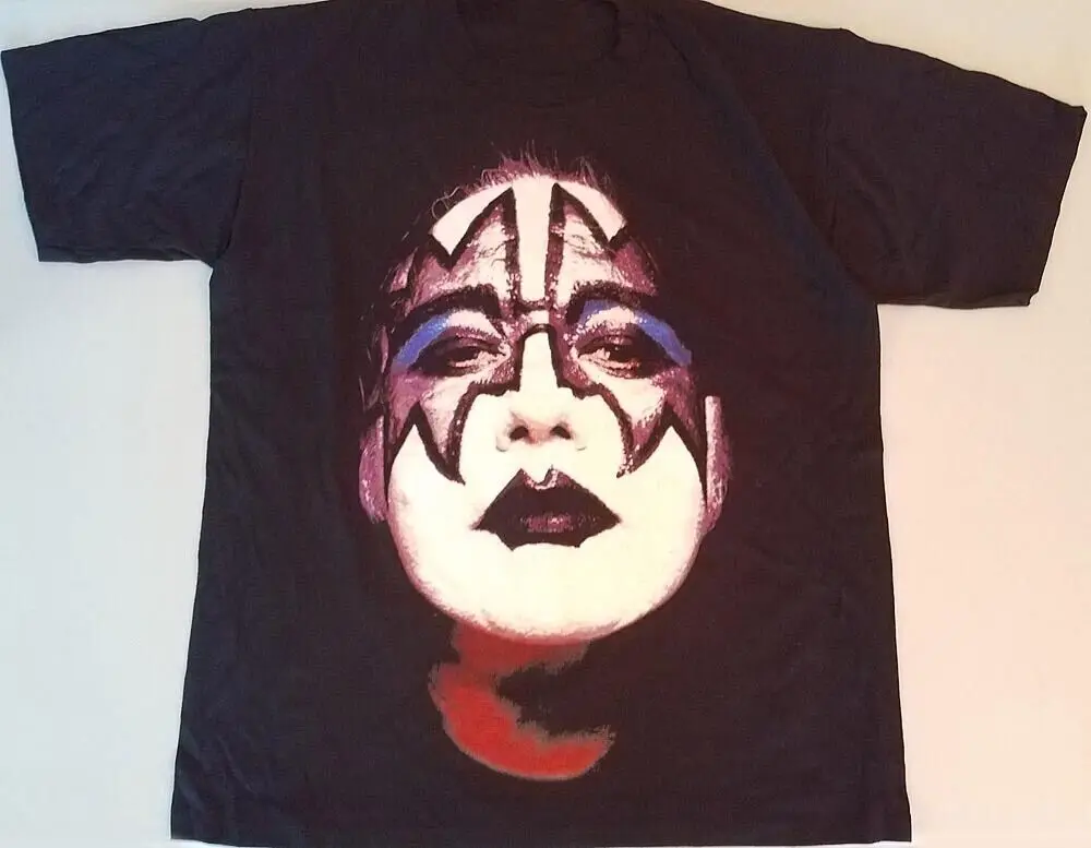 Футболка Ace Frehley мужская с принтом хлопковая тенниска на все лицо роскошная
